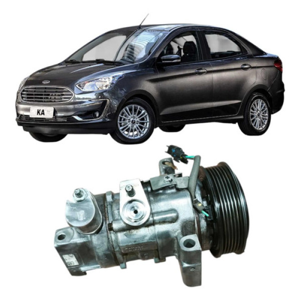 Compressor Ar Condicionado Ford Ka 2020 1.0 3c E3b119d629bb
