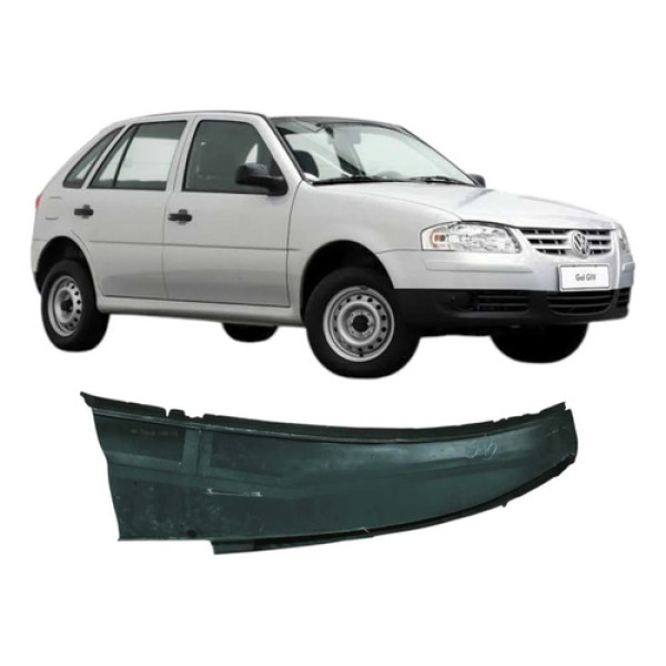 Grade Churrasqueira Direita Volkswagen Gol 2009 Original Preto Fosco