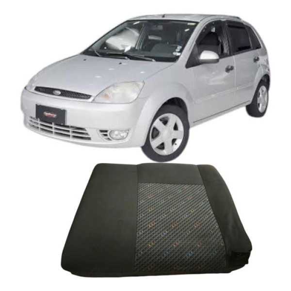 Encosto Banco Traseiro Ford Fiesta 2005 1.0 Original Prateado