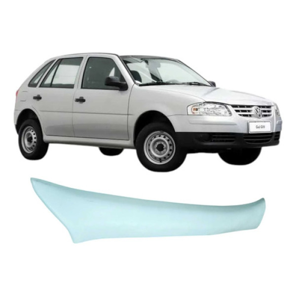  Moldura Coluna Para-brisa Direito Volkswagen Gol 1.0 2009 Branco