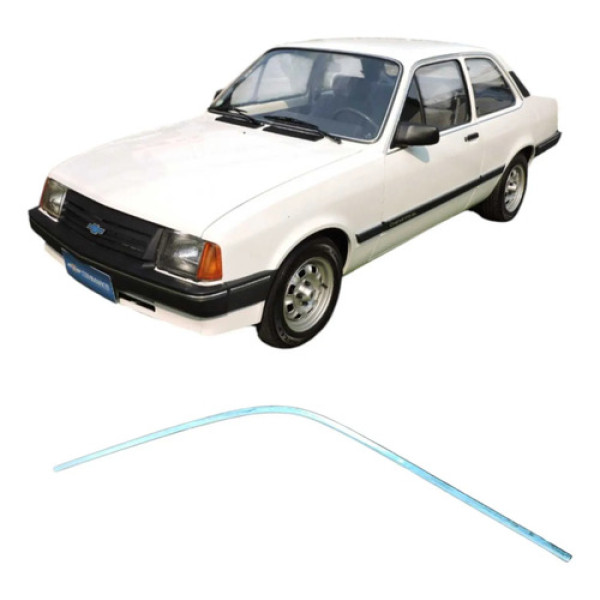 Friso Traseiro Direito Chevrolet Chevette 1989 1.6 2p  Branco