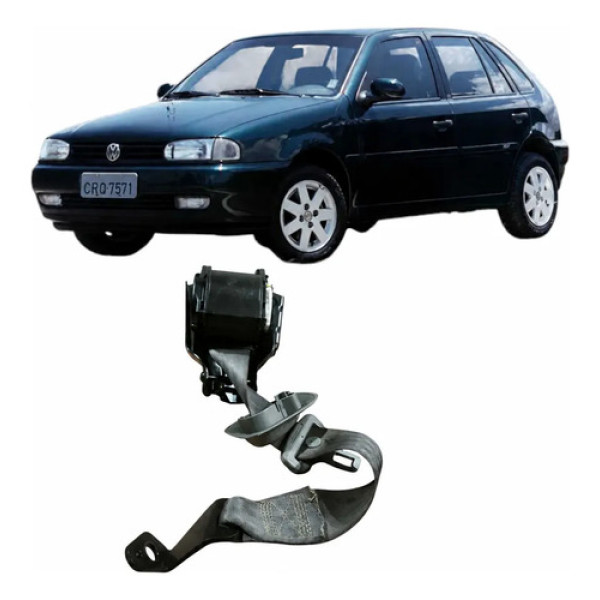 Cinto Dianteiro Esquerdo Volkswagen Gol 1999 1.0 Original