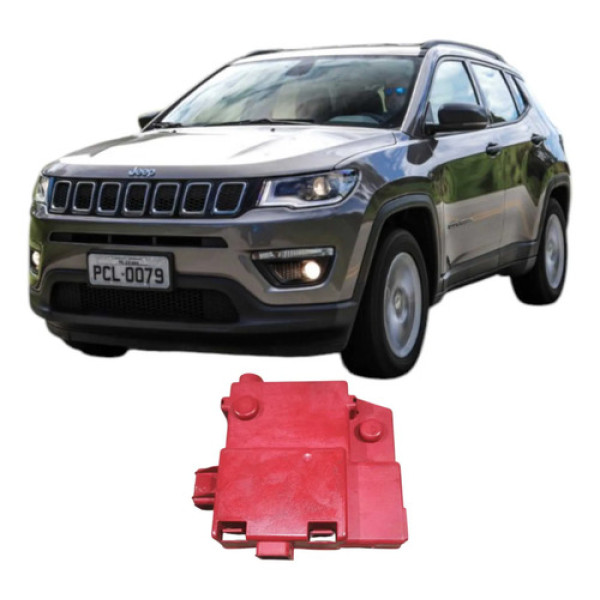 Tampa Superior Bateria Original Jeep Compass 2020 52096845 Vermelho