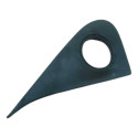  Acabamento Retrovisor Esquerdo Fiat Uno Mille 1996/2000 Preto