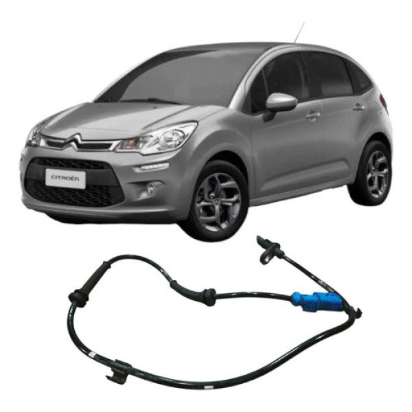 Sensor Abs Traseira Direito Citroen C3 2014 9665592380