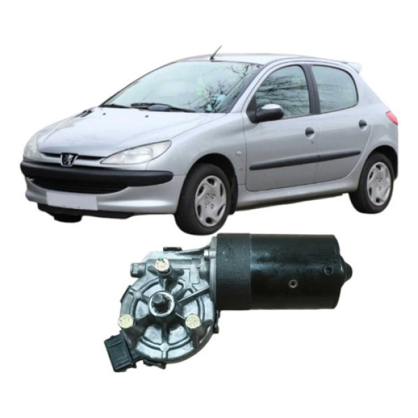 Motor De Limpador Parabrisa Peugeot 206 2002 F006wm0313