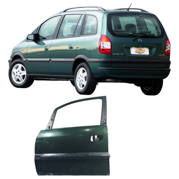 Porta Dianteira Esquerda Verde Gm Zafira 2.0 2002 29292b2 Dianteira Esquerdo Verde