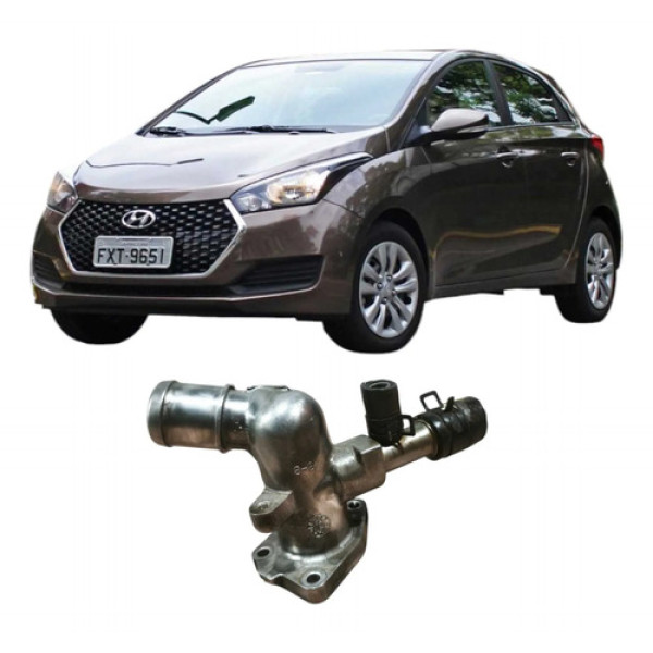 Carcaça Válvula Termostática Hyundai Hb20 2018