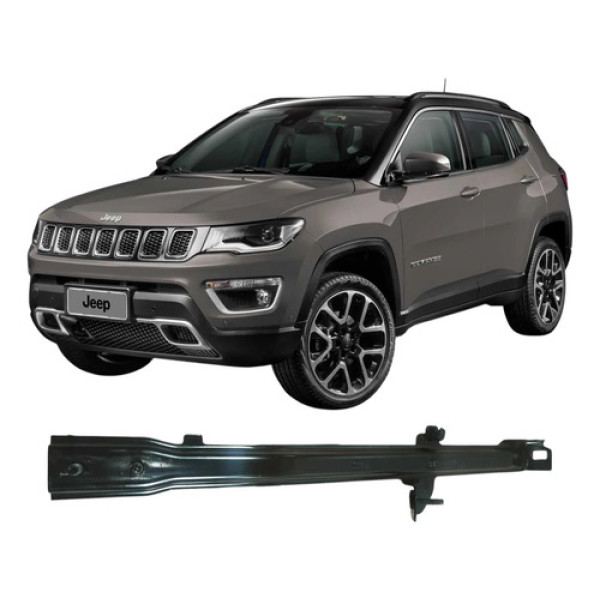 Suporte Radiador Esquerdo Jeep Compass 2020 Original Cinza