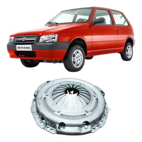 Platô Embreagem Fiat Uno Mille 2010 1.0 2p Original Prateado