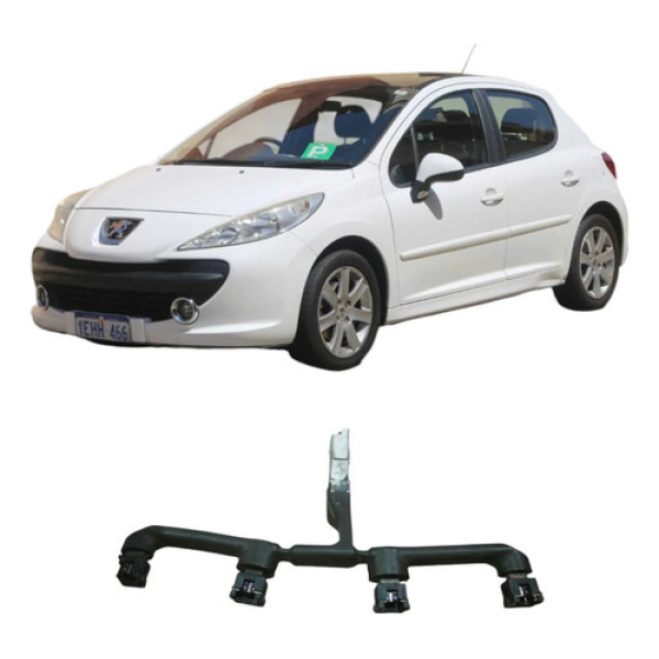 Flauta Bico Injetor Peugeot 207 2008 Original 9665467880