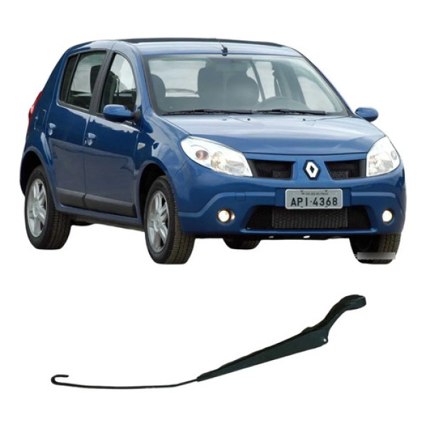 Braço Limpador Direito Renault Sandero 2008 1.0 Original  Direito
