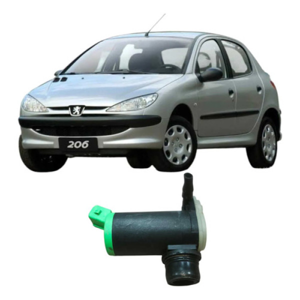 Bomba Motor Esguicho Limpador Peugeot 206 2008 90095