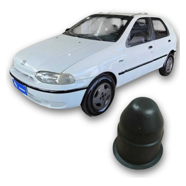 Moldura Tampa Amortecedor Traseira Fiat Palio 1997 Branco
