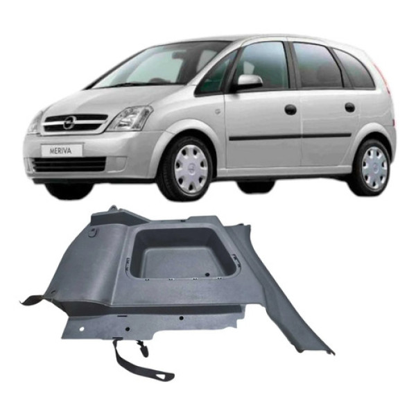 Suporte Bagagito Esquerdo Chevrolet Meriva 2012 1.4 9876542 Preto