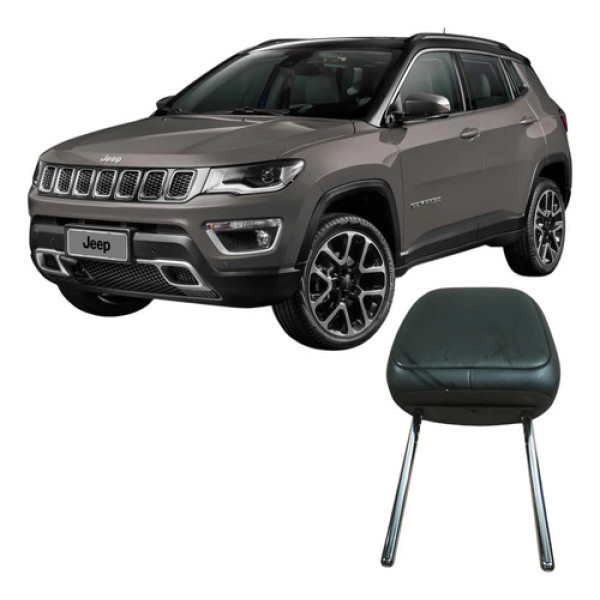 Encosto Cabeça Traseiro Jeep Compass 2020 2.0 Original Cinza