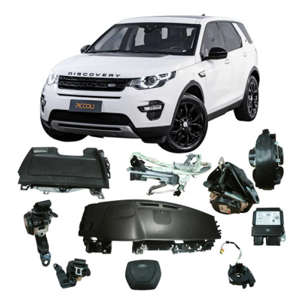 Kit Airbag Lr Discovery Sport 2018 2.0 Diesel Fk7214d374ak Preto