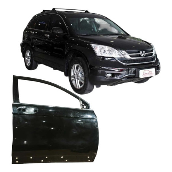 Porta Dianteira Lado Direita Cr-v 2010 2.0 4x4 Original Dianteira Direito Preto