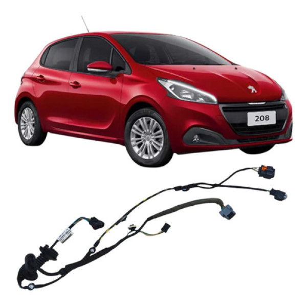 Chicote Porta Traseiro Direito Peugeot 208 2019 9829013480