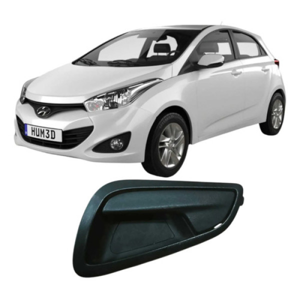 Maçaneta Traseira Esquerda Hyundai Hb20 2014 E3b5a22601acw Preto Traseira