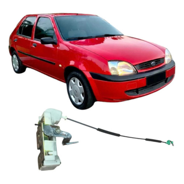 Fechadura Dianteira Esquerda Ford Fiesta 2000 Original