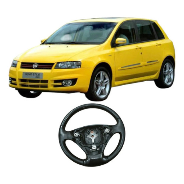 Volante Direçao Fiat Stilo 2009 1.8 Aut Original Preto