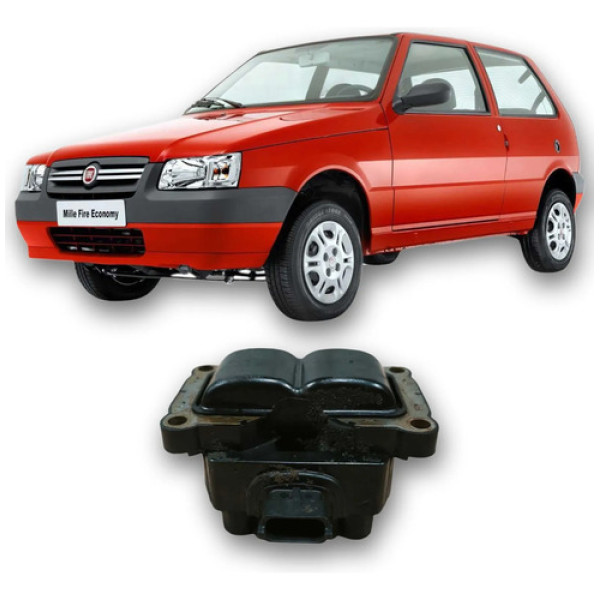 Bobina Ignição Fiat Uno Mille Economy 2012 1.0 Original