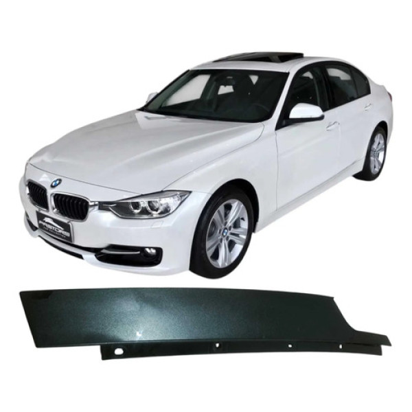 Moldura Coluna Dianteira Esquerda Bmw 320i 2.0 51337258309 Branco