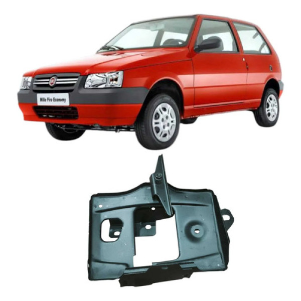 Suporte Fixação Bateria Fiat Uno Mille 2010 1.0 2p Original Preto