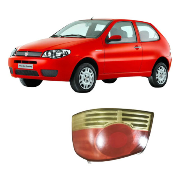 Lanterna Traseira Direita Fiat Palio 2010 1.0 Original Direito/passageiro Vermelho