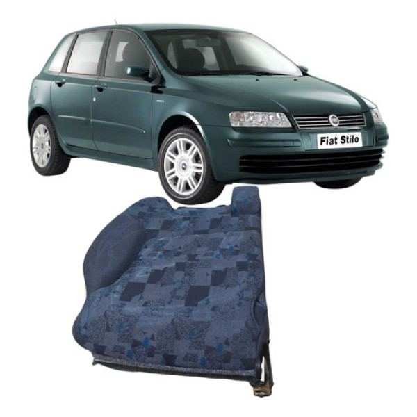 Banco Encosto Traseiro Fiat Stilo 1.8 2003 Original  Preto