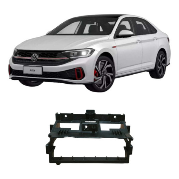 Acabamento Painel Volkswagen Jetta 2023 2.0 Original Preto Listras
