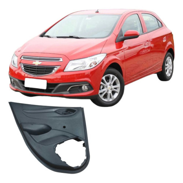 Forro Porta Traseira Esquerda Chevrolet Onix 2014 52041330 Preto