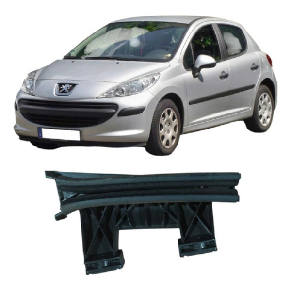 Canaleta Vidro Dianteiro Esquerdo Peugeot 207 2009 Original Preto