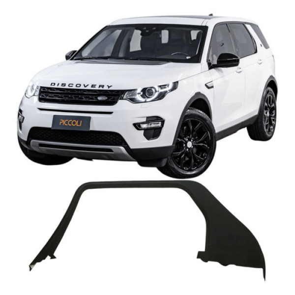 Moldura Porta Traseira Direita Discovery Sport 2018 Cinza