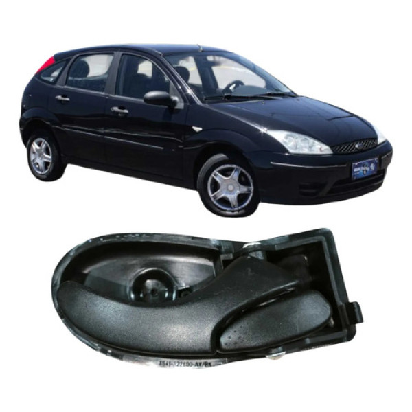 Maçaneta Interna Dianteira Direita Ford Focus 2009 Original Preto Dianteira