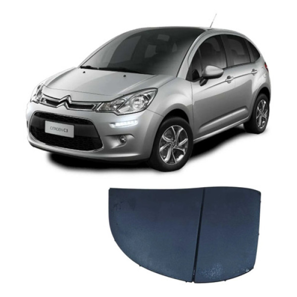 Acabamento Painel Esquerdo Citroen C3 2013 2014 9676025577