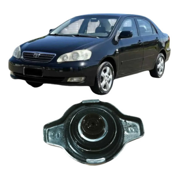 Tampa Do Radiador  Toyota Corolla 2004 1.8 Original 