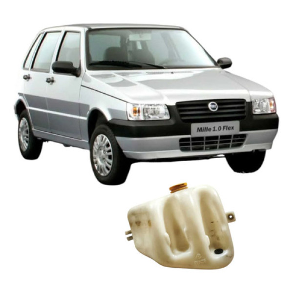 Reservatorio Agua Limpador Fiat Uno 2005 1.0 Original Preto