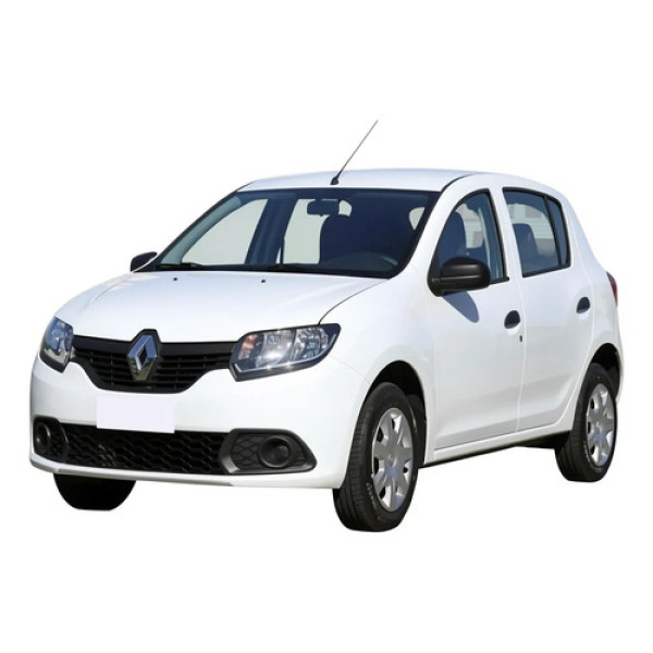Letreiro Tampa Traseira Renault Sandero 2017 Original Prateado
