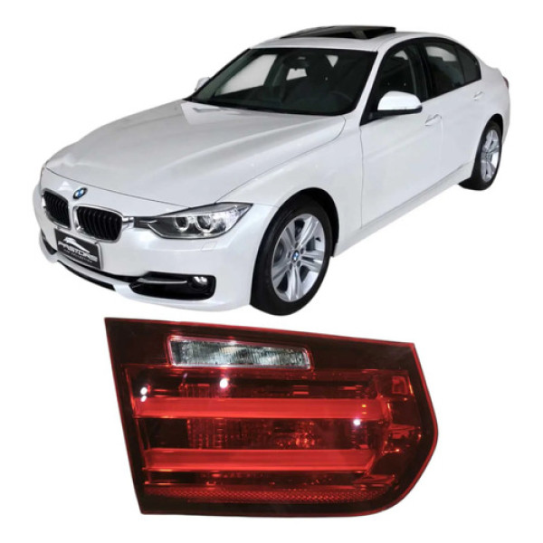 Lanterna Tampa Traseira Esquerda Bmw 320i 2015 Original Esquerdo/motorista Vermelho