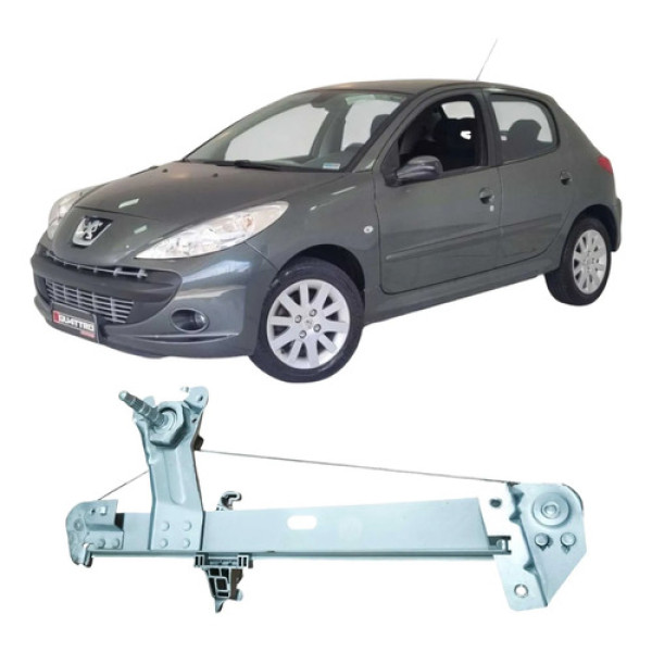 Maquina Vidro Dianteiro Direito Peugeot 207 2009 Original