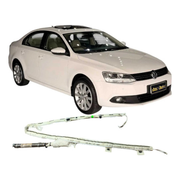 Airbag Cortina Teto Direito Jetta 2013 2.0 Orig 5c6880741c Branco