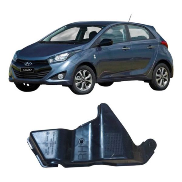Capa Trava Dianteiro Direita Hyundai Hb20 1.0 3c 2017 813771 Preto