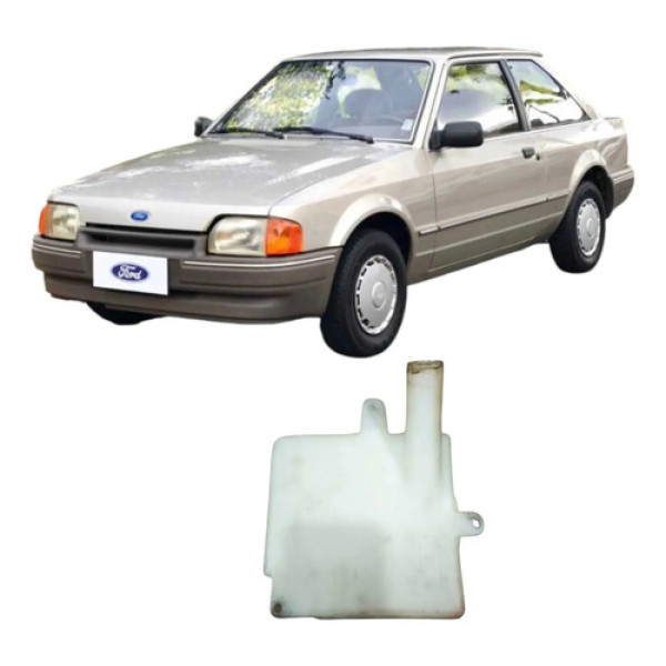 Reservatório Limpador Parabrisa Ford Escort 1987 81ag17618ba Amarelo