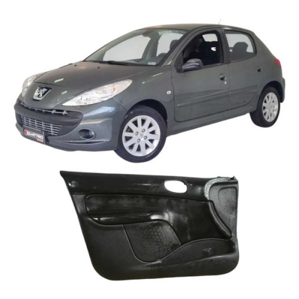 Forro Porta Dianteira Esquerda Peugeot 207 2009 1.4 Original