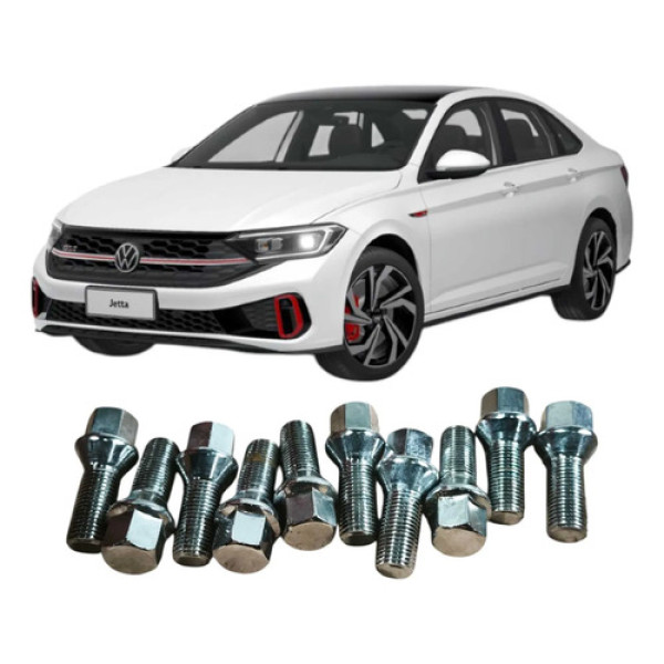Jogo 10 Parafusos Roda Volkswagen Jetta Gli 2023 Original