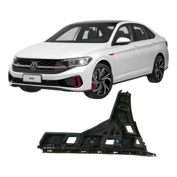 Guia Para-choque Traseiro Esquerdo Vw Jetta 2023 Original