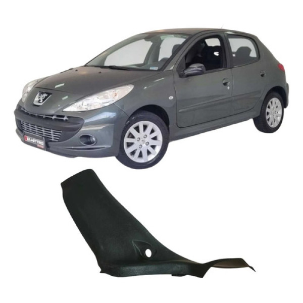 Soleira Traseira Esquerda Peugeot 207 2009 1.4 Original Preto