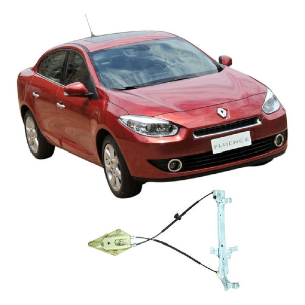 Maquina Dianteira Direita Renault Fluence 2014 2.0 Original